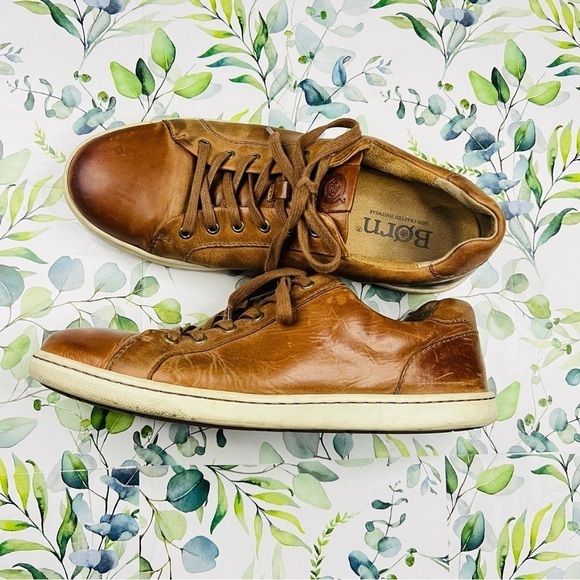 Born Tan Leather Allegheny Sneakers 9M - Picture 7 of 7